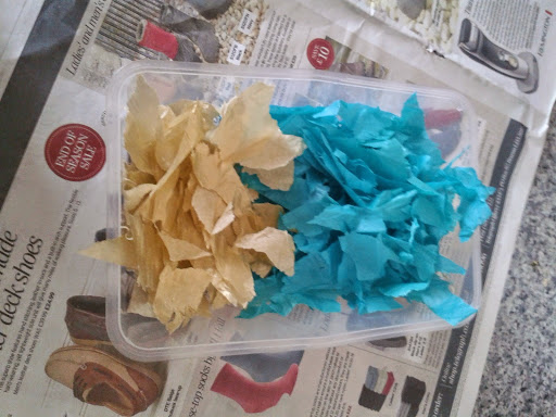 christmas gift tissue paper craft
